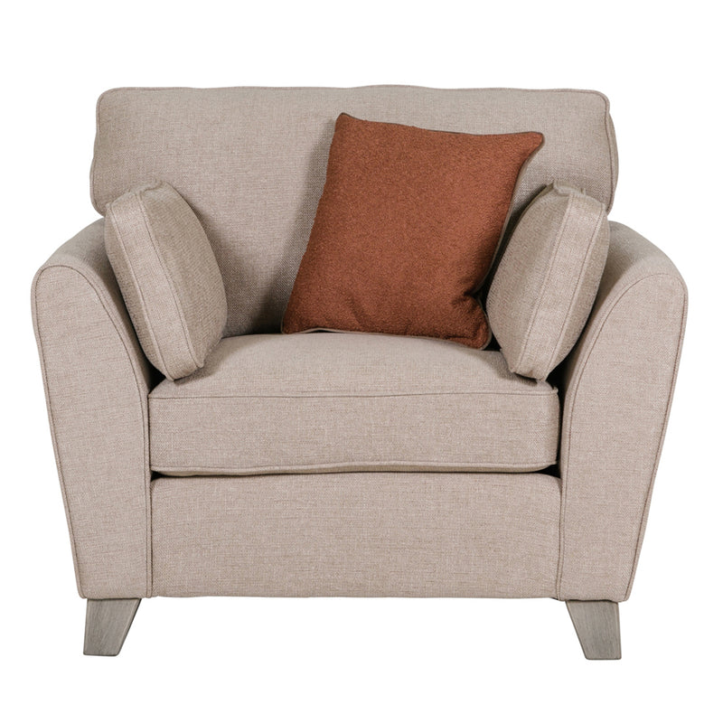 Jasmine 1 Seat Sofa - Biscuit