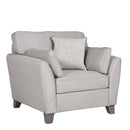 Jasmine 1 Seat Sofa - Light Grey