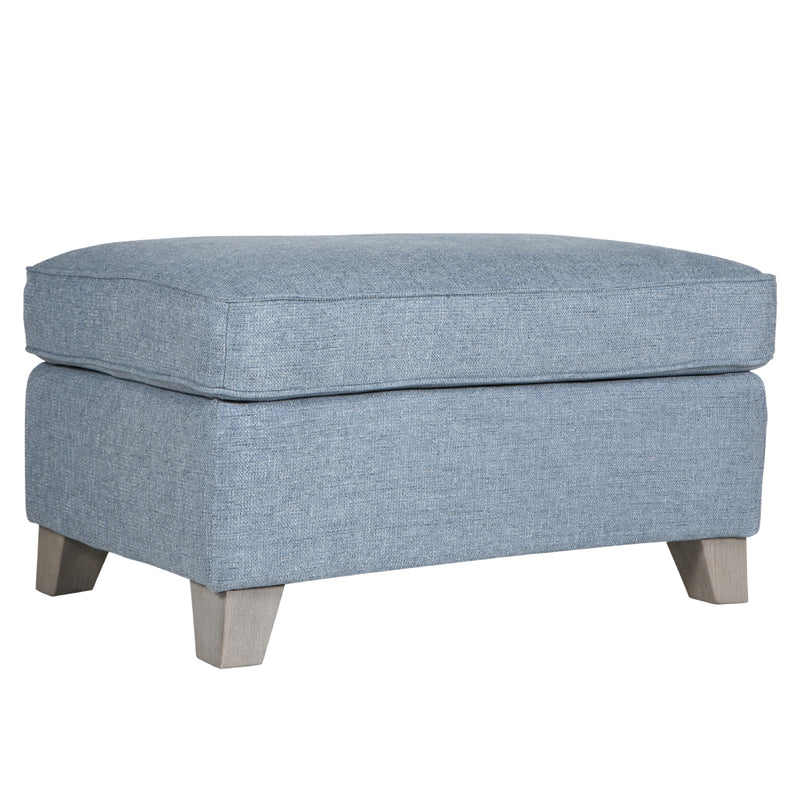 Jasmine Ottoman- Blue