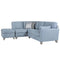 Jasmine Left Hand Corner Sofa - Blue