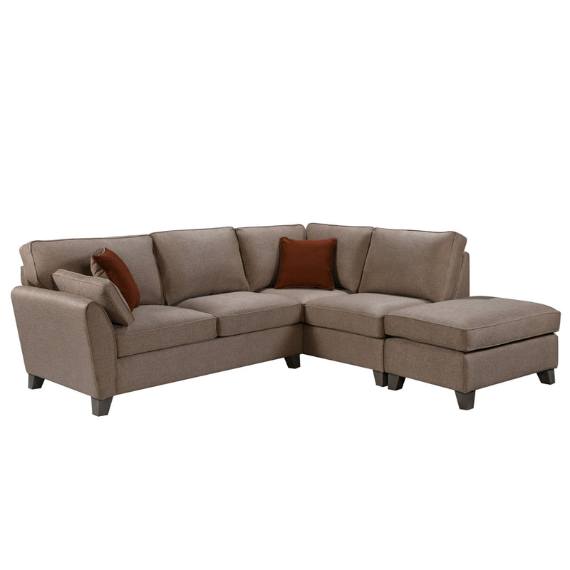 Jasmine Right Hand Corner Sofa - Biscuit