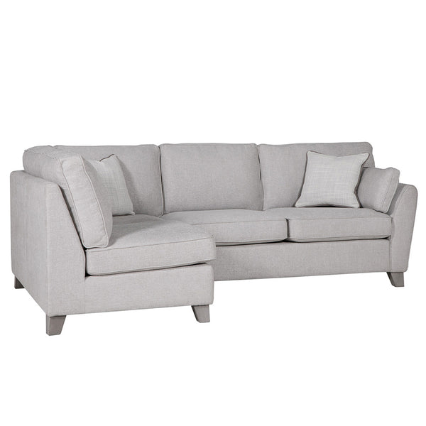 Cantrell Left Hand Corner Sofa - Light Grey