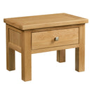 Oxford Oak Side Table With Drawer