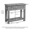Oxford Rustic 2 Drawer Console Table