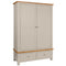 Oxford Painted Double Wardrobe with 2 Drawers
