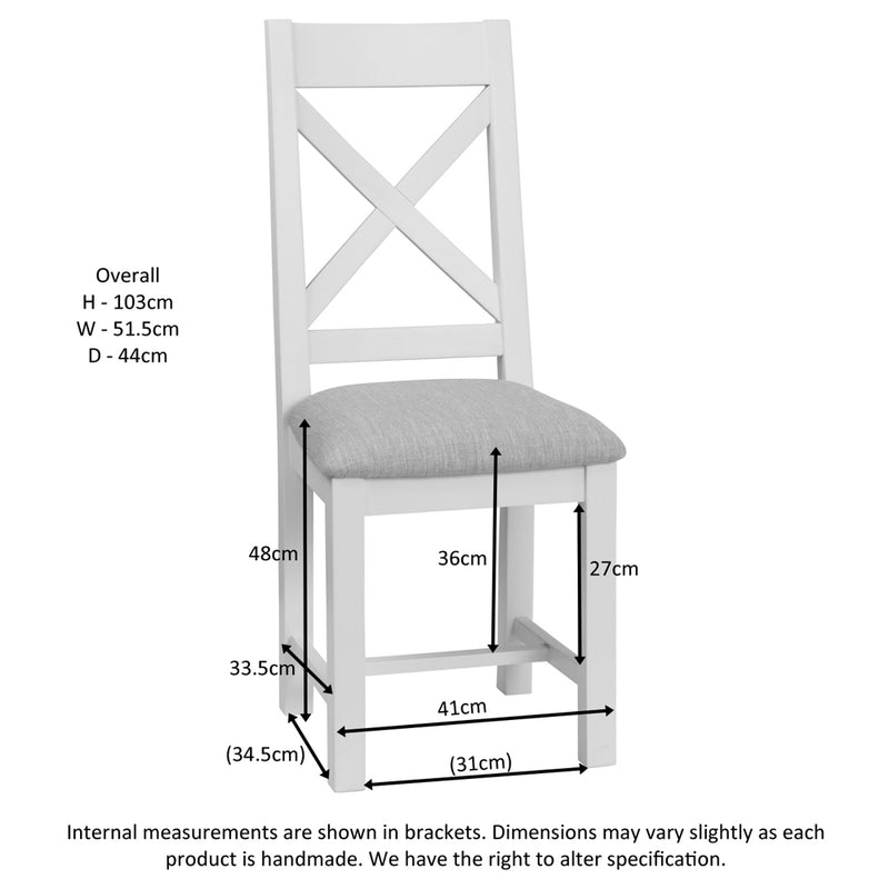 Oxford Painted Cross Back Dining Chair