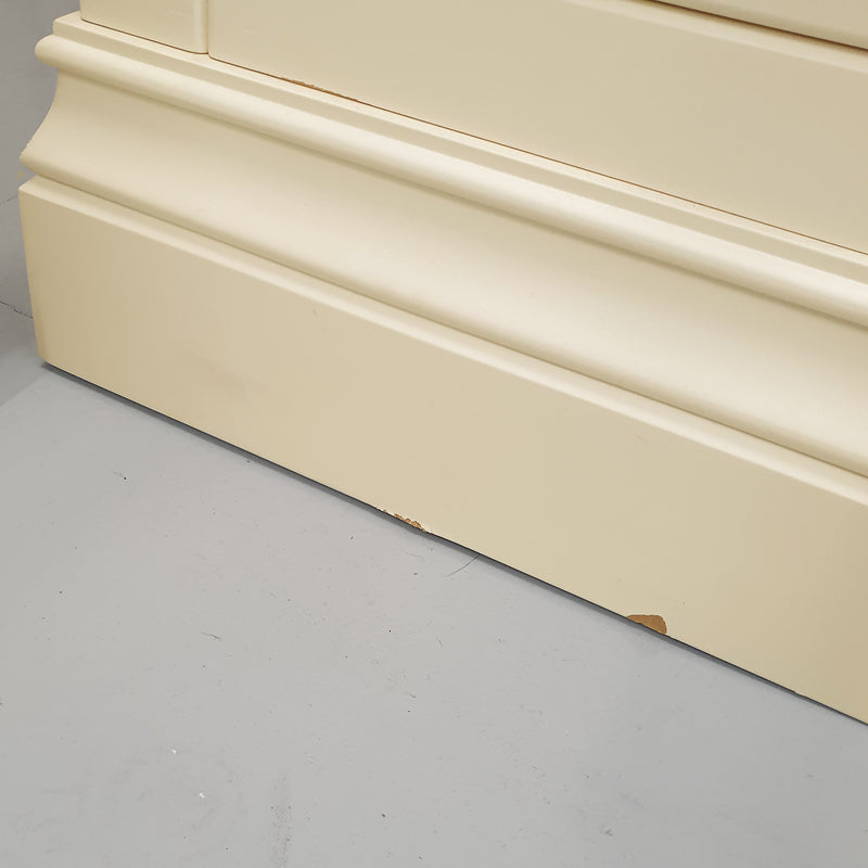 Eton Painted Triple Wardrobe with Drawers - Ex Display