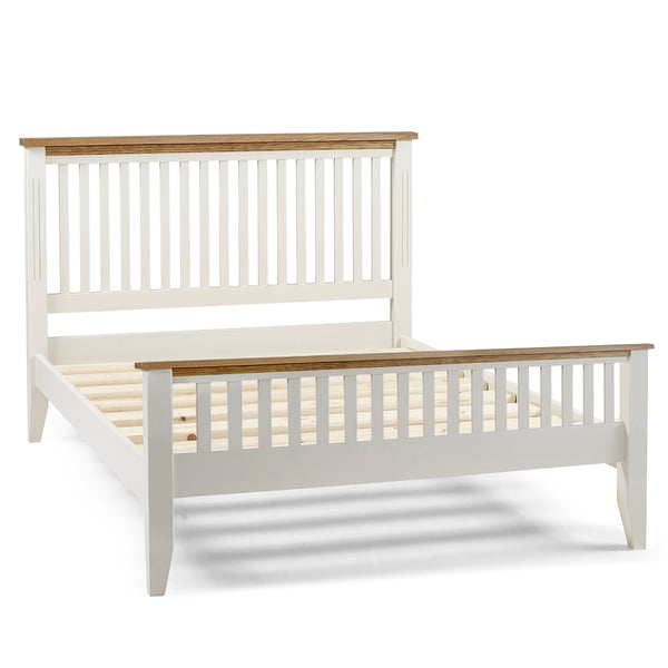 Kensington Painted 4'6" Bed - High Foot End