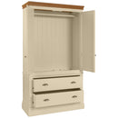 Eton Painted Double Wardrobe with Drawers