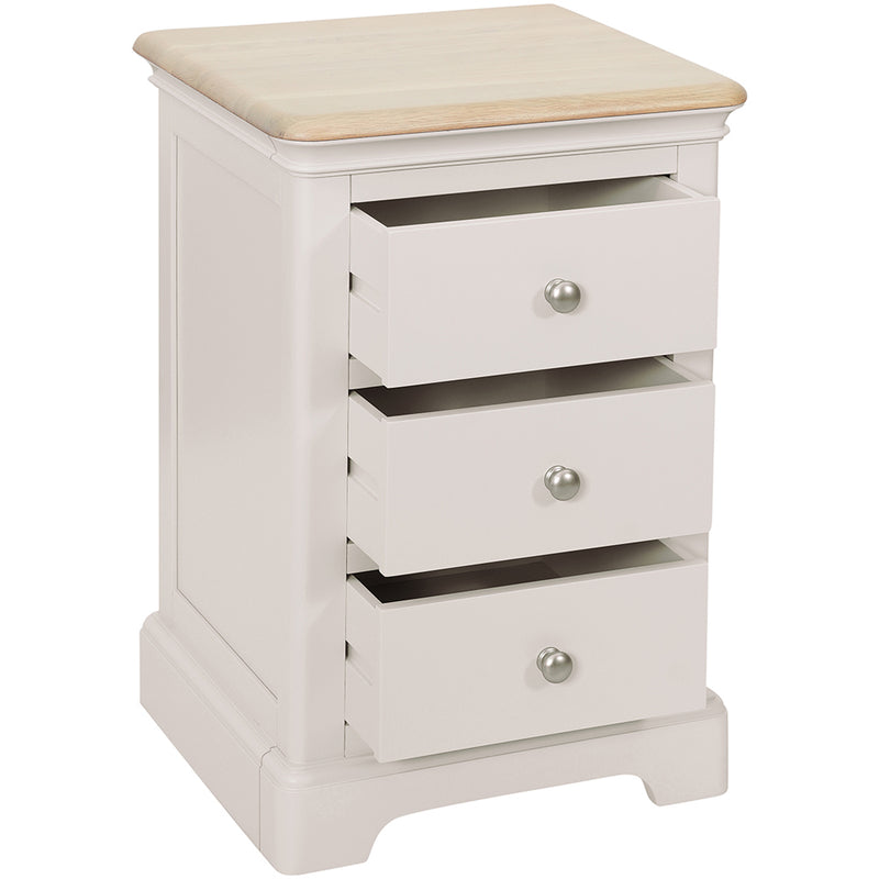 Sandringham 3 Drawer Bedside