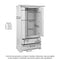 Sandringham 2 Drawer Gents Wardrobe