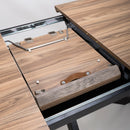 Vancouver Extending Round Table - Light Walnut