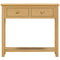 Arundel Oak 2 Drawer Console Table