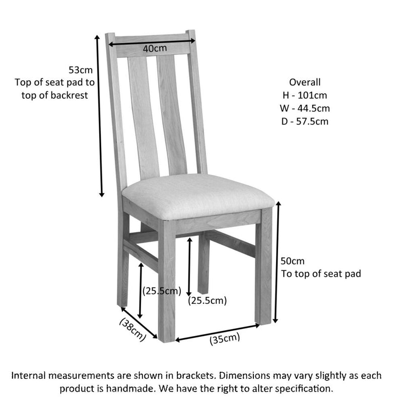 Arizona Chair with Fabric Seat Cover