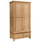 Oxford Oak Double Wardrobe with 2 Drawers