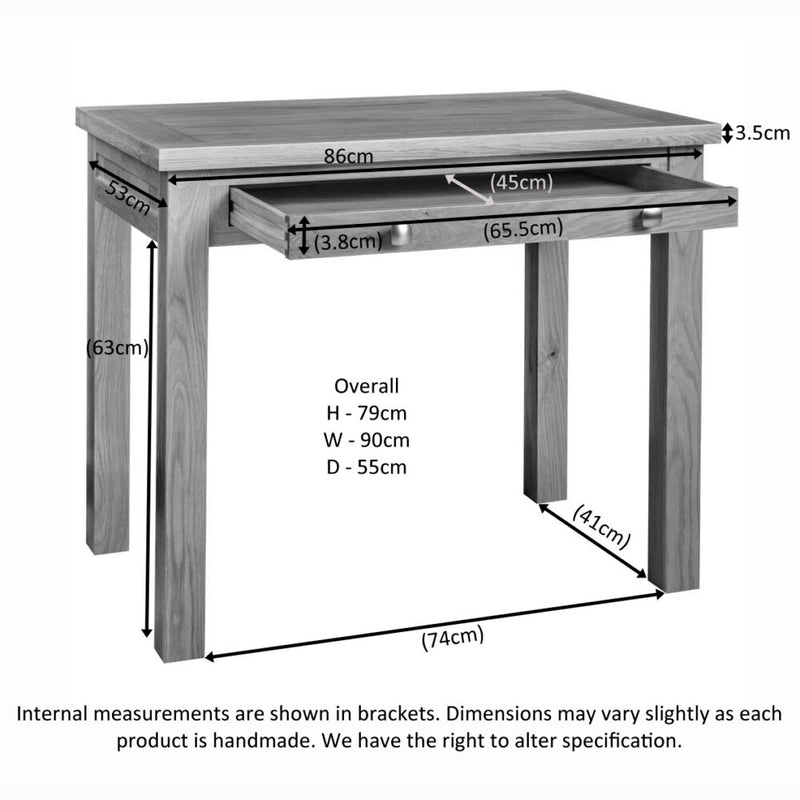 Oxford Oak Laptop Desk