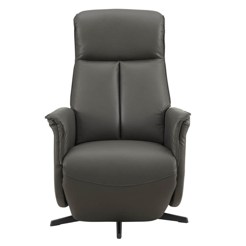 Hudson Swivel Accent Electric Recliner - Ash