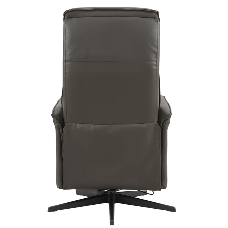 Hudson Swivel Accent Electric Recliner - Ash