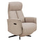 Hudson Swivel Accent Electric Recliner - Mushroom