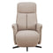 Hudson Swivel Accent Electric Recliner - Mushroom