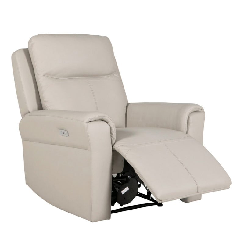 Hudson Electric Recliner - 1 Seater Stone