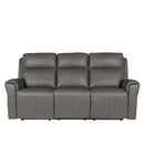 Hudson Electric Recliner - 3 Seater Ash