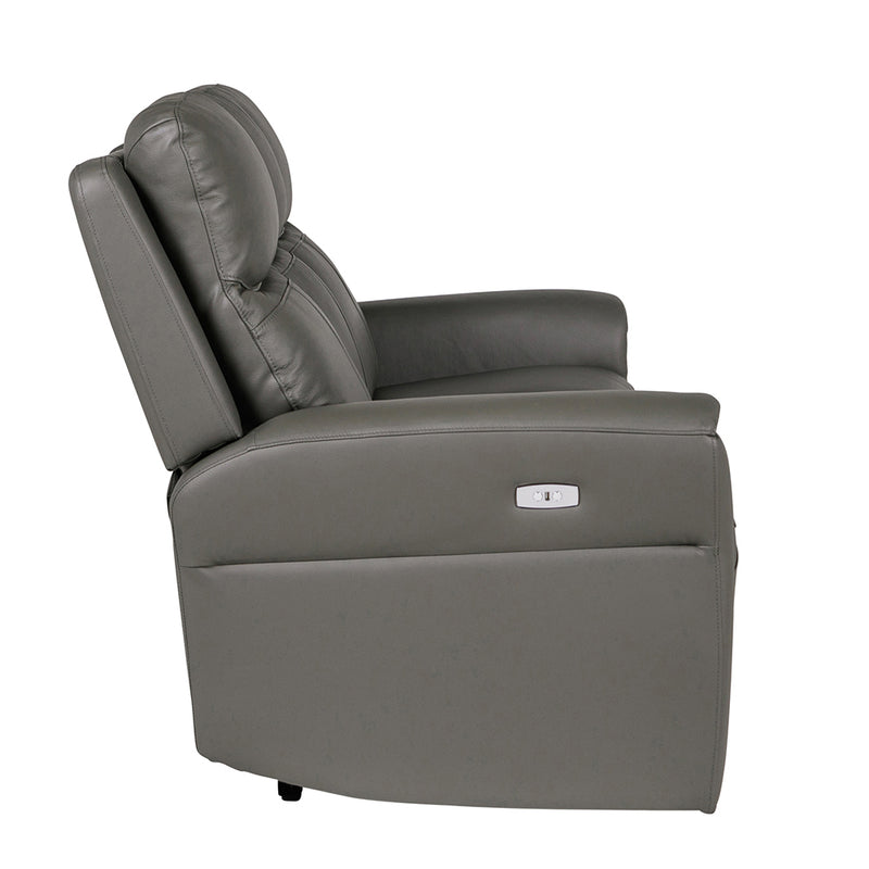 Hudson Electric Recliner - 3 Seater Ash