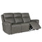 Hudson Electric Recliner - 3 Seater Ash