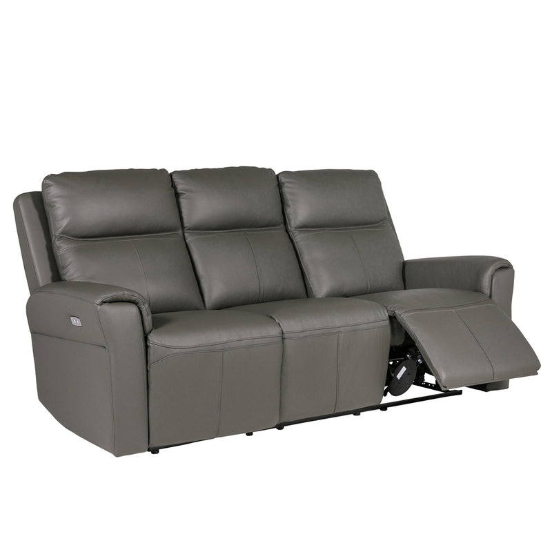 Hudson Electric Recliner - 3 Seater Ash