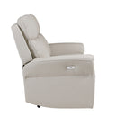 Hudson Electric Recliner - 3 Seater Stone