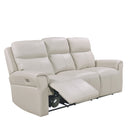 Hudson Electric Recliner - 3 Seater Stone