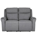 Hudson Electric Recliner - 2 Seater Charcoal