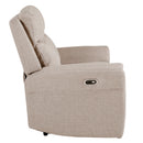 Hudson Electric Recliner - 2 Seater Mushroom