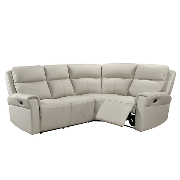 Hudson Electric Recliner - Corner Group - Stone