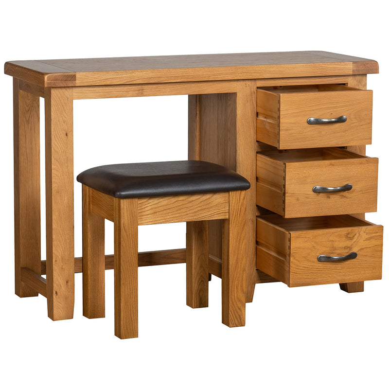 Brockenhurst Oak Dressing Table & Stool