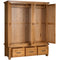 Brockenhurst Oak Triple Wardrobe with 3 Drawers