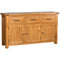 Brockenhurst Oak 3 Door Sideboard