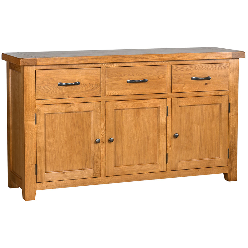 Brockenhurst Oak 3 Door Sideboard