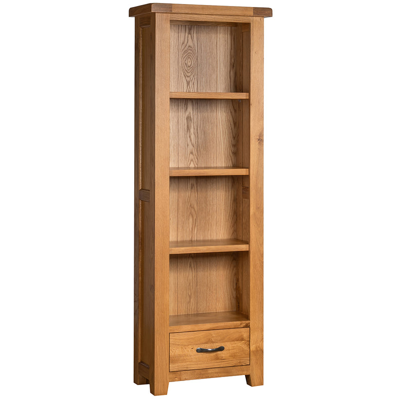 Brockenhurst Oak Bookcase 600 x 1800