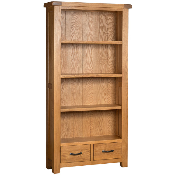 Brockenhurst Oak Bookcase 900 x 1800