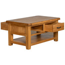 Brockenhurst Oak Coffee Table with 2 Drawers