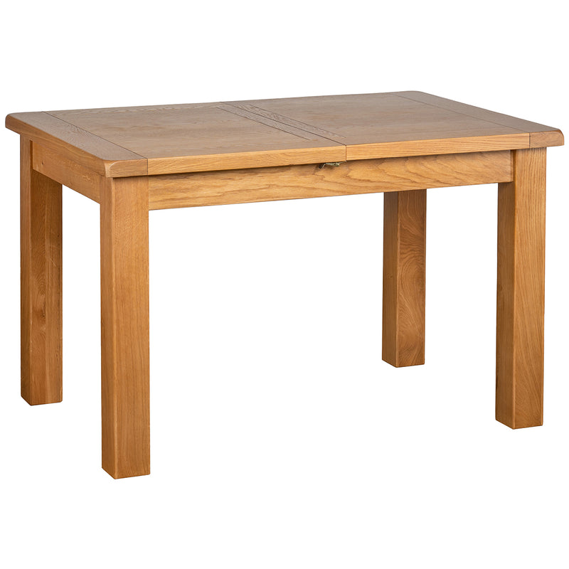 Brockenhurst Oak Small Extending Dining Table 1 Leaf