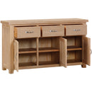 Salcombe Oak 3 Door Sideboard