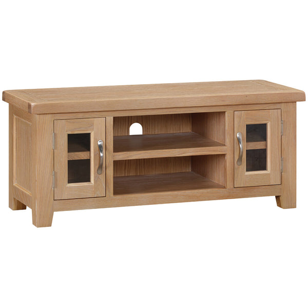 Salcombe Oak Large TV Unit