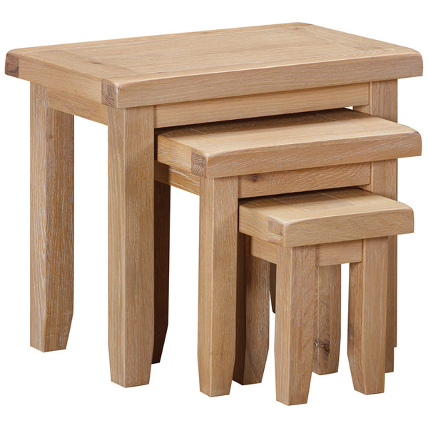 Salcombe Oak Nest of Tables