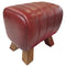 Sherlock Red Leather Pommel Horse Stool