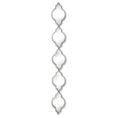 Silver Quarterfoil Hanging Mirror