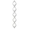 Silver Quarterfoil Hanging Mirror
