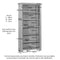 Salcombe Oak Tall Wide Bookcase