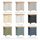 Salcombe Painted 3 Drawer Bedside